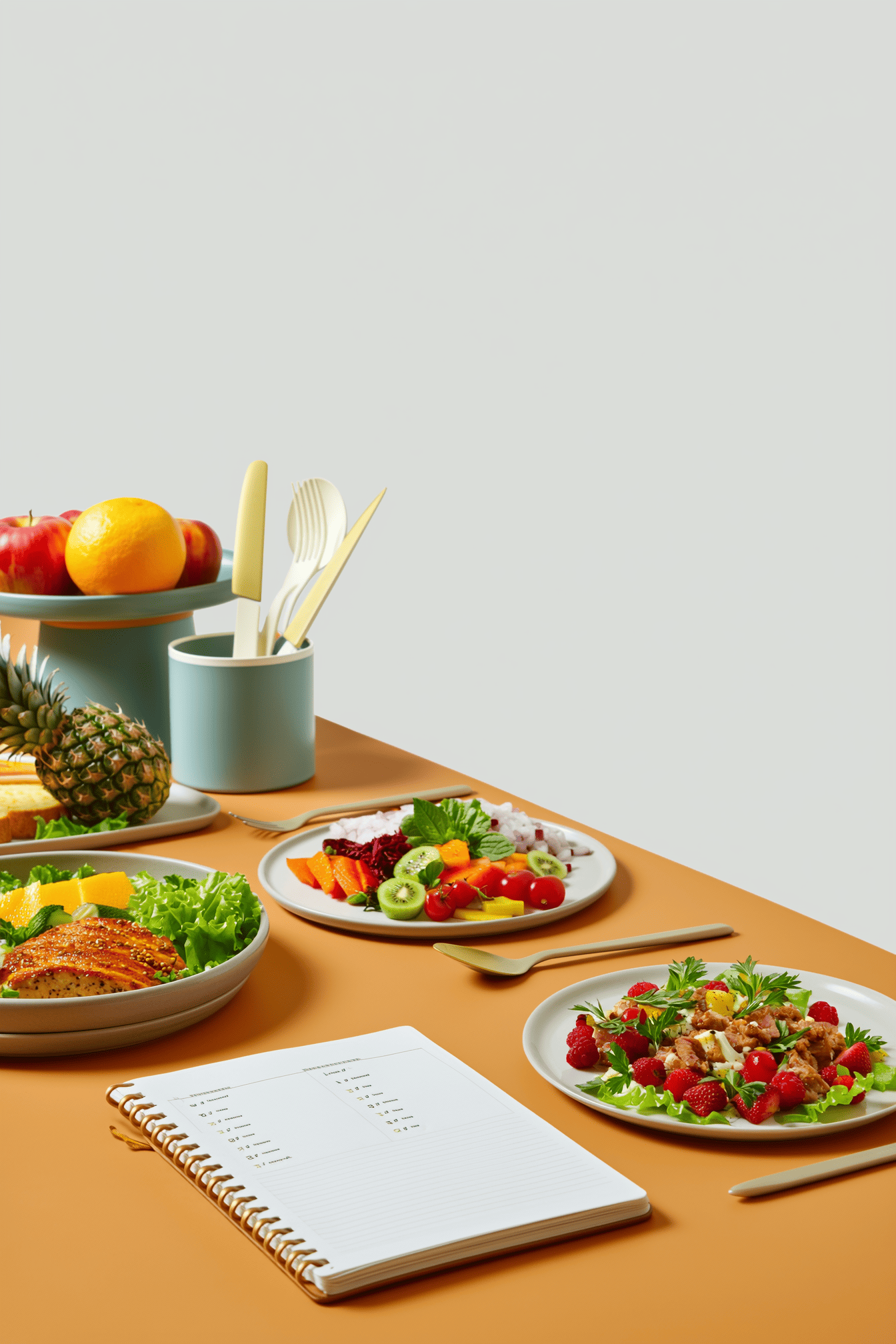 Персональный план питания на 28 дней с разнообразными блюдами